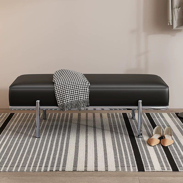 ARLA Modern Leather Bench