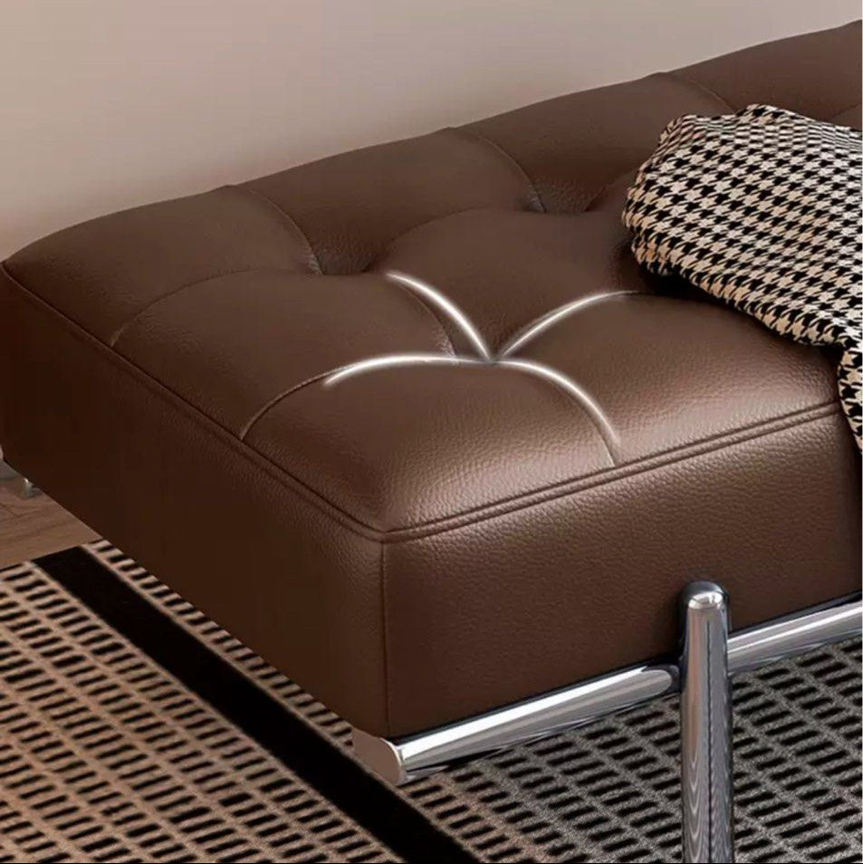 ARLA Modern Leather Bench
