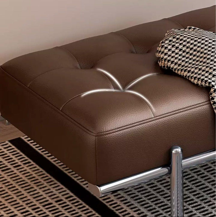 ARLA Modern Leather Bench