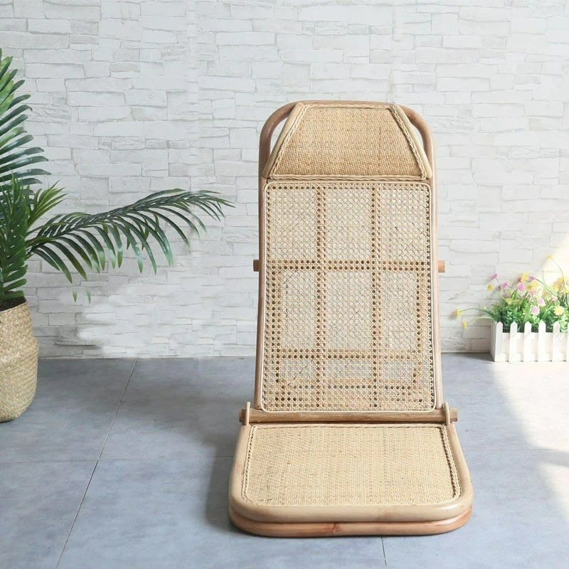 JOKIM Handmade Rattan Folding Deck Chair