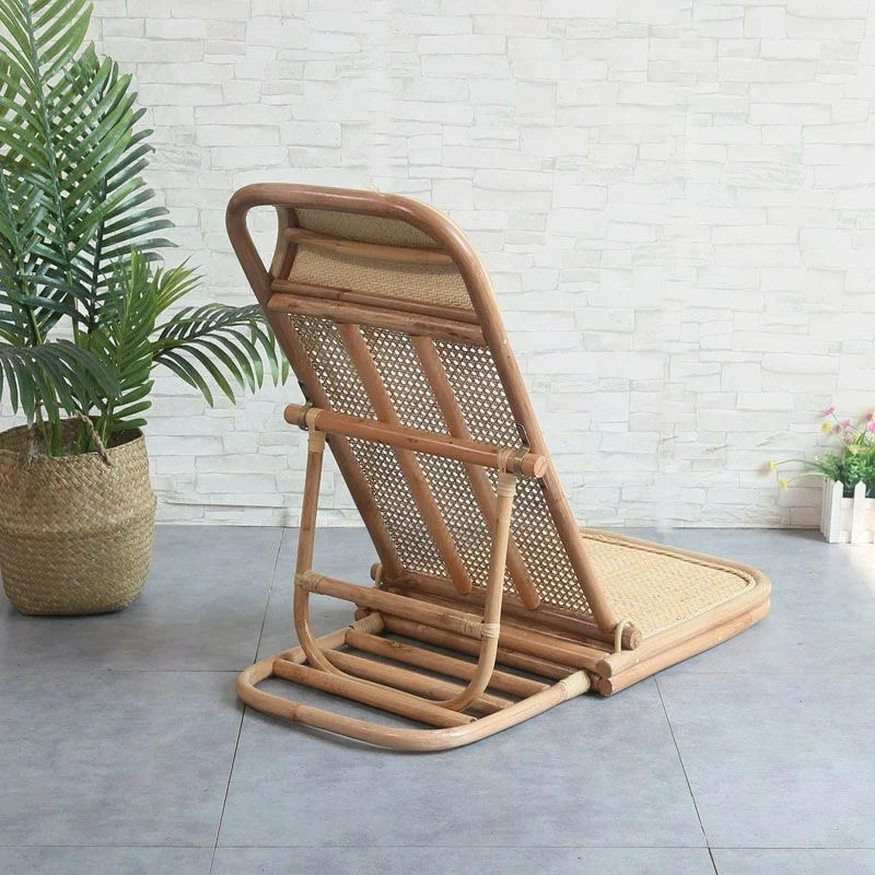 JOKIM Handmade Rattan Folding Deck Chair