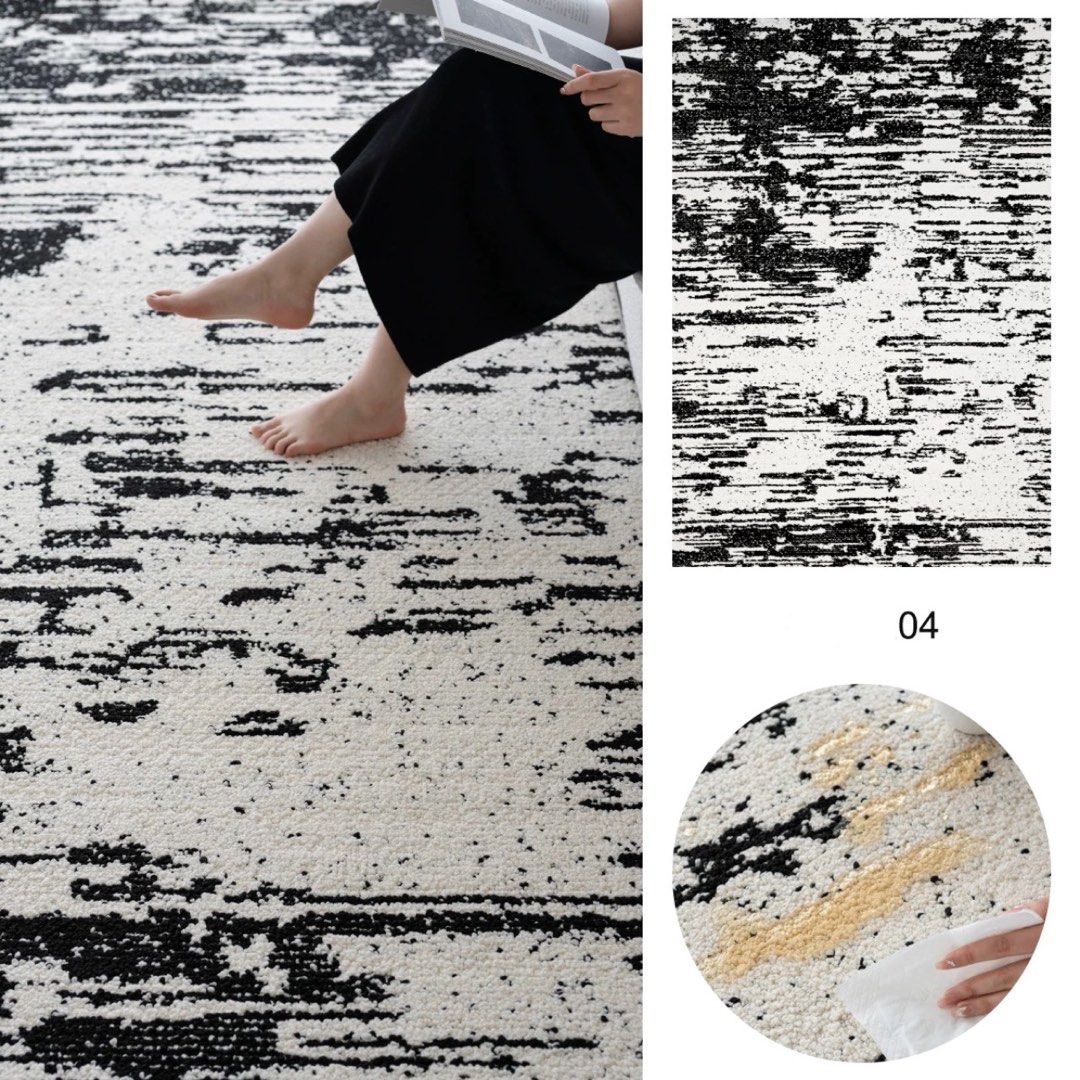 KORT Modern Waterproof Rug