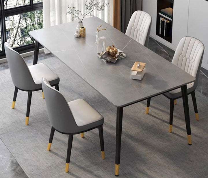 THESSALY Modern Sintered Stone Dining Table Set