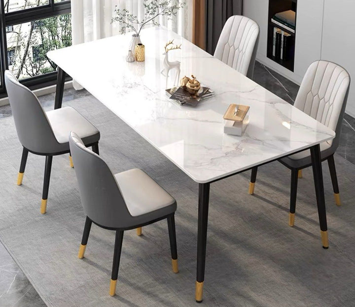 THESSALY Modern Sintered Stone Dining Table Set