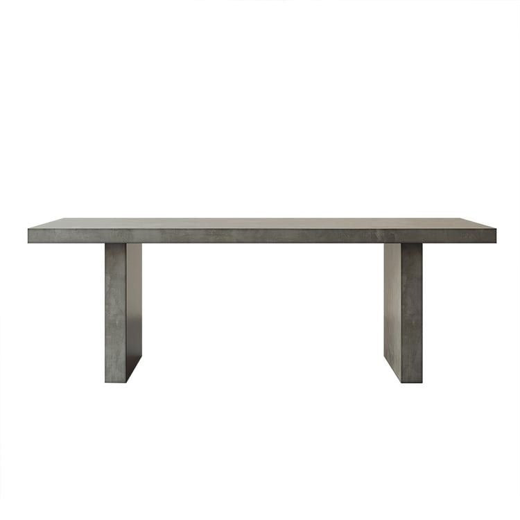 ZANDRA Industrial Concrete Dining Table