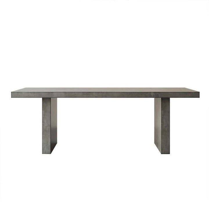 ZANDRA Industrial Concrete Dining Table