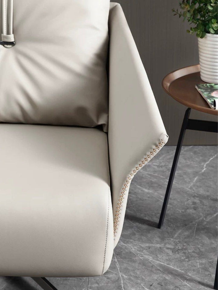 JETHRO Leather Lounge Chair
