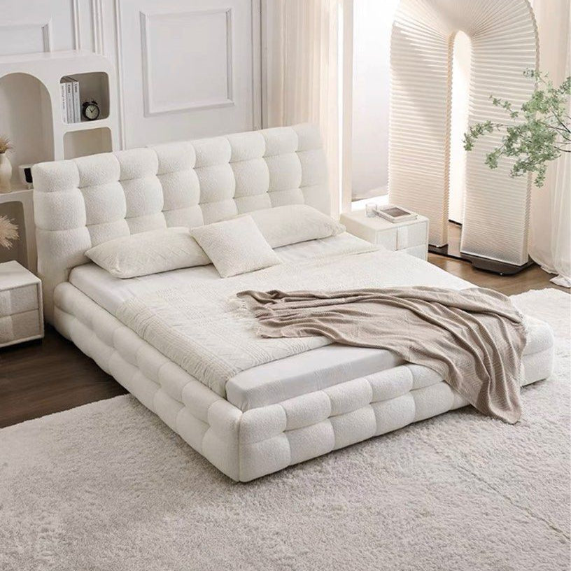 DELINE Modern Boucle Bedframe
