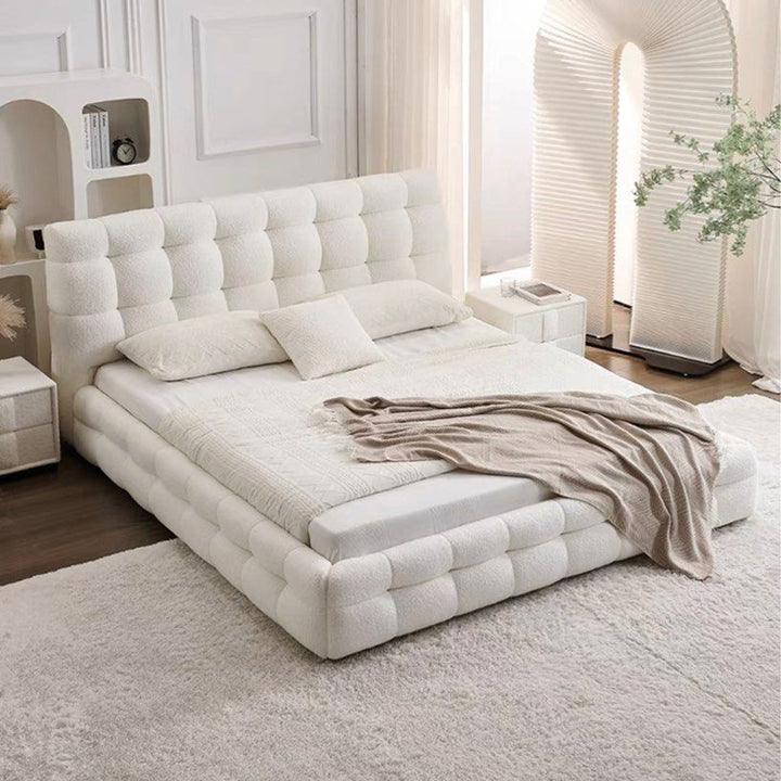 DELINE Modern Boucle Bedframe