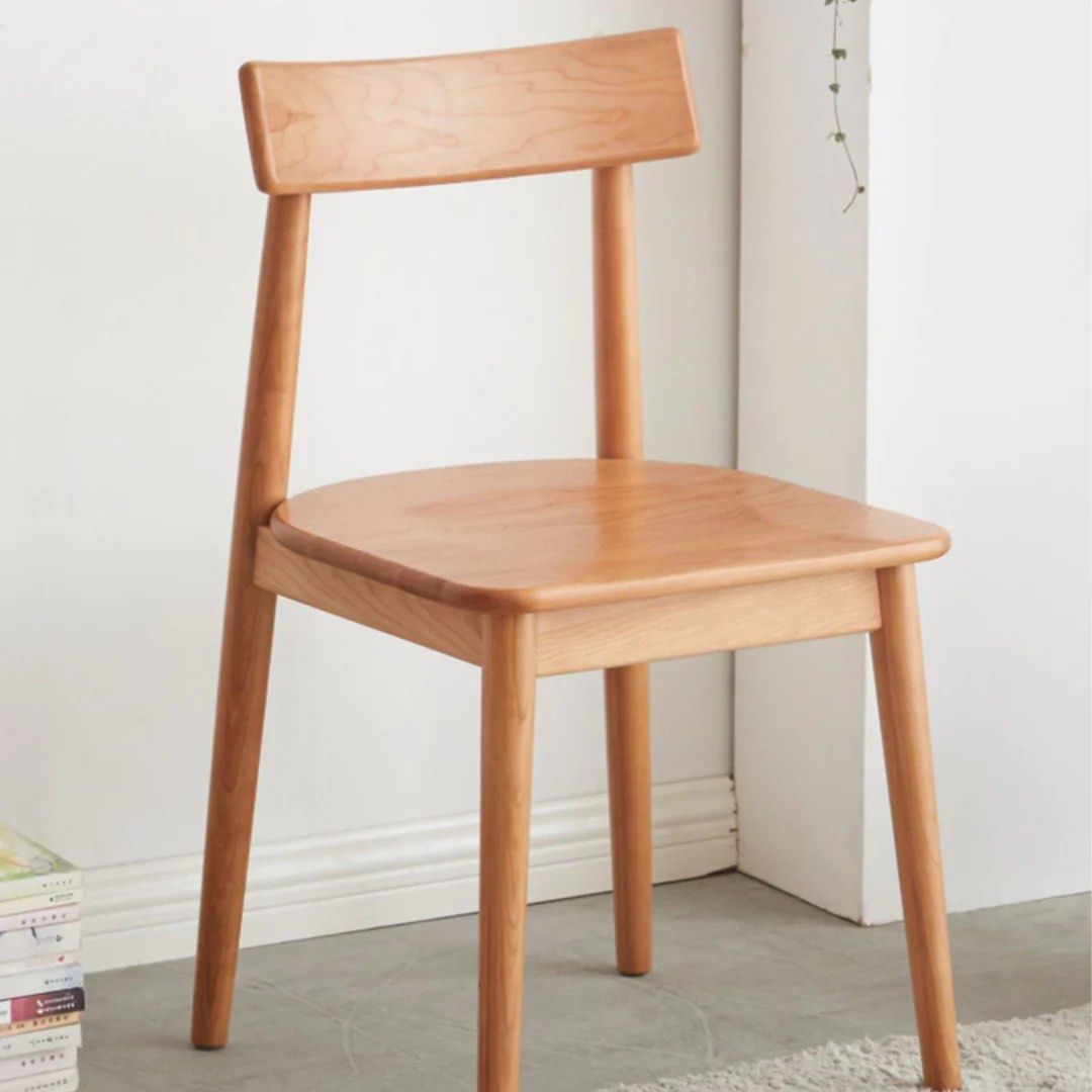 HAAKO Cherry Wood Dining Chair (Set of 2)