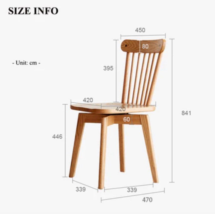 KESTIS Rotating Dining Chair (Set of 2)