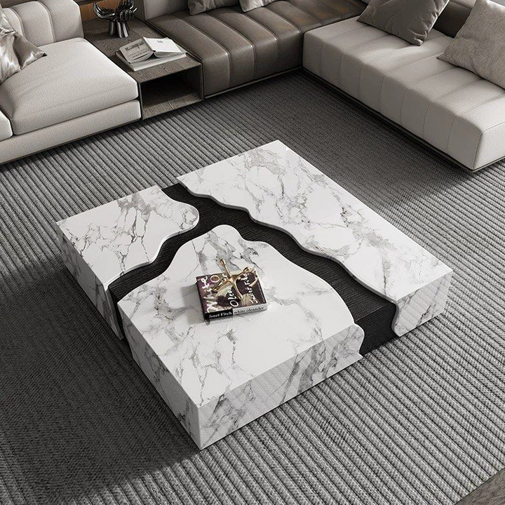 HASTON Modern Marble Coffee Table