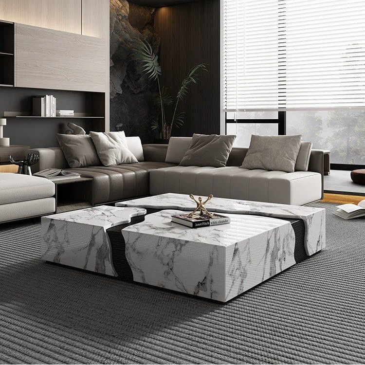 HASTON Modern Marble Coffee Table