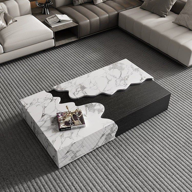 HASTON Modern Marble Coffee Table