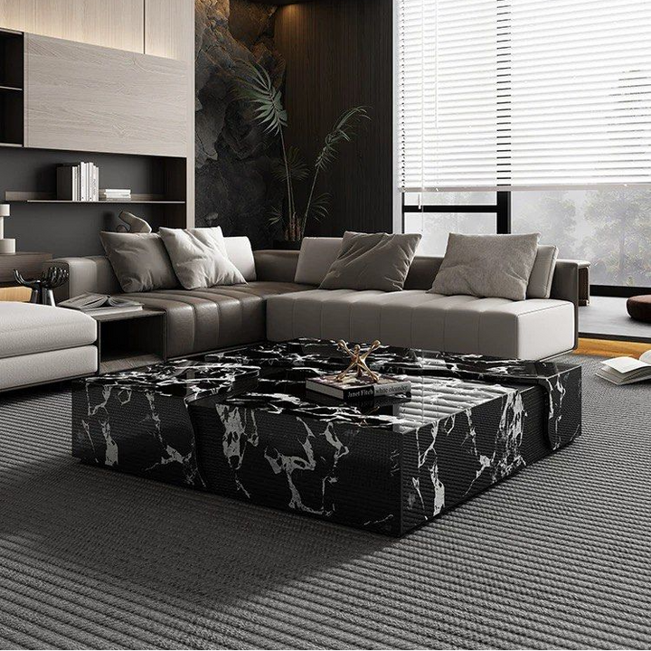 HASTON Modern Marble Coffee Table
