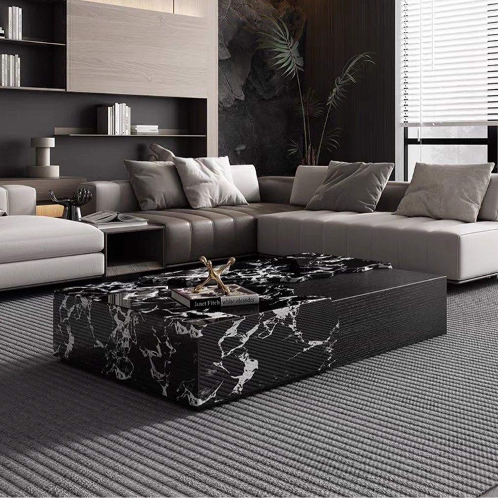 HASTON Modern Marble Coffee Table