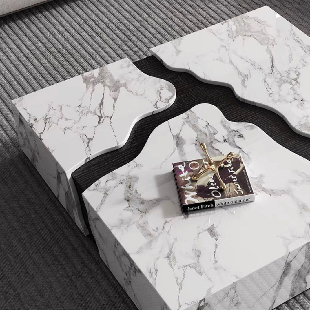 HASTON Modern Marble Coffee Table