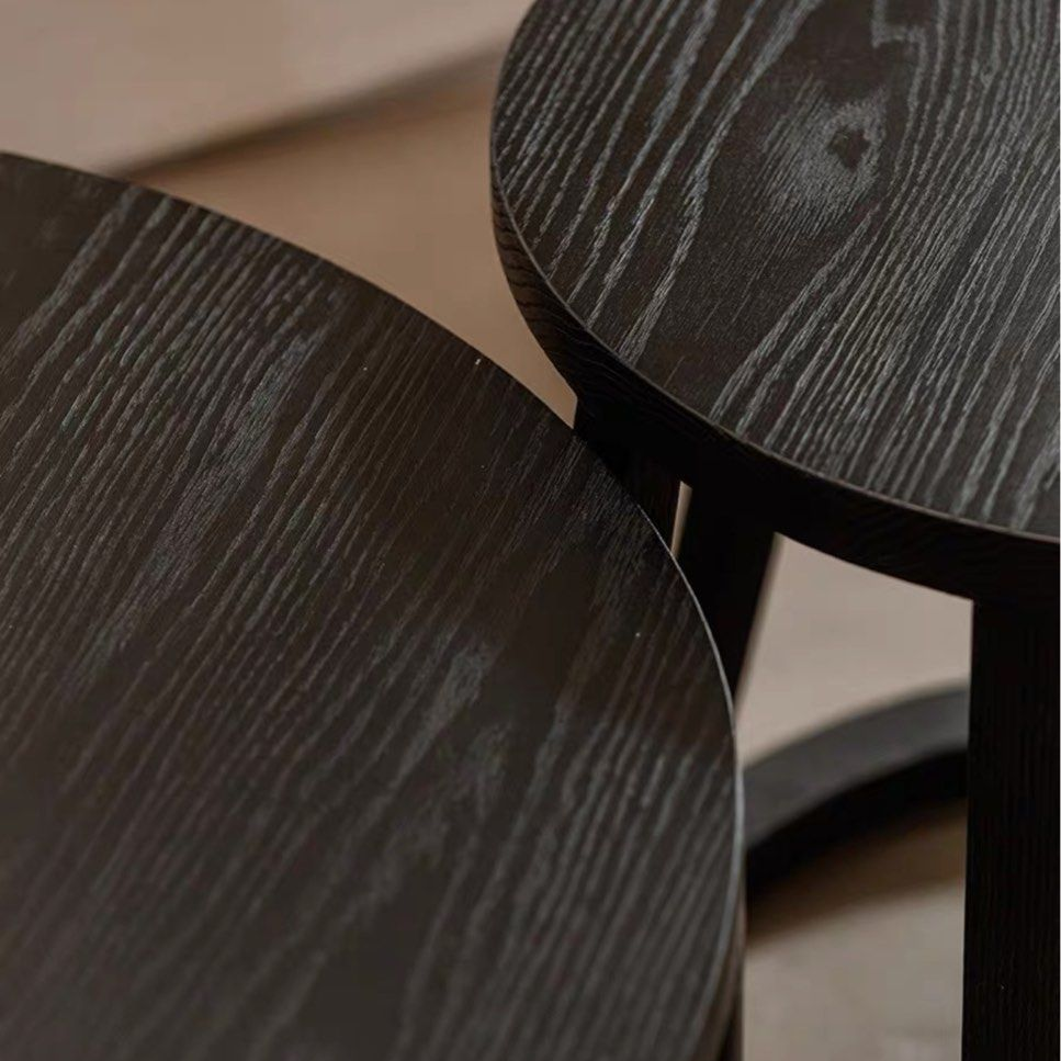 AXELSEN Rustic Solid Wood Coffee Table