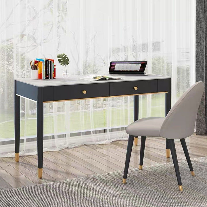 KENNETH Victorian Sintered Stone Study Table