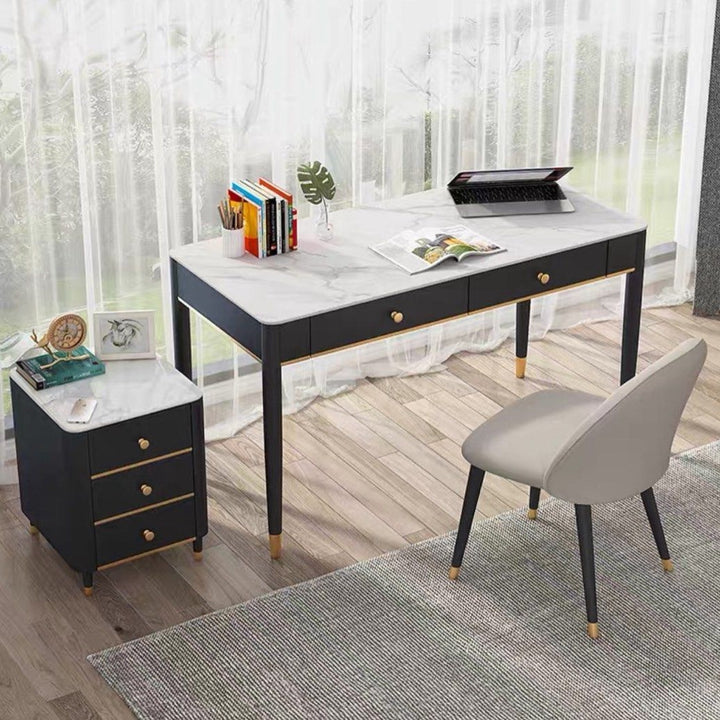 KENNETH Victorian Sintered Stone Study Table