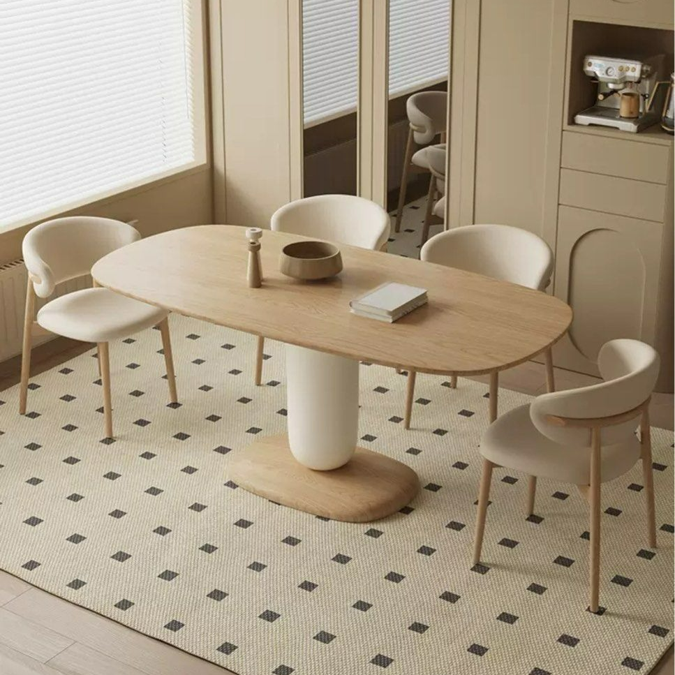 TITO Japandi Solid Wood Dining Table
