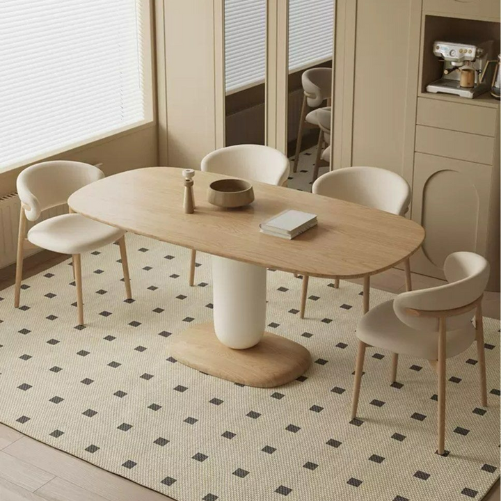 TITO Japandi Solid Wood Dining Table