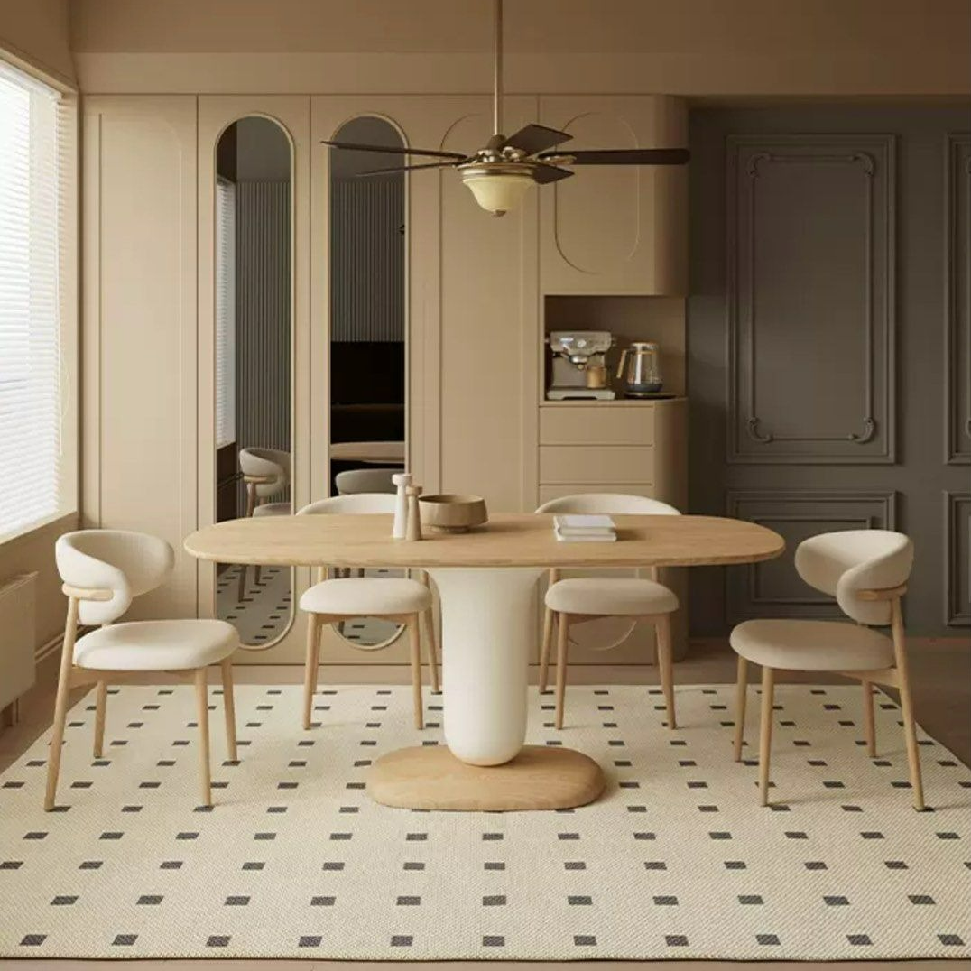 TITO Japandi Solid Wood Dining Table