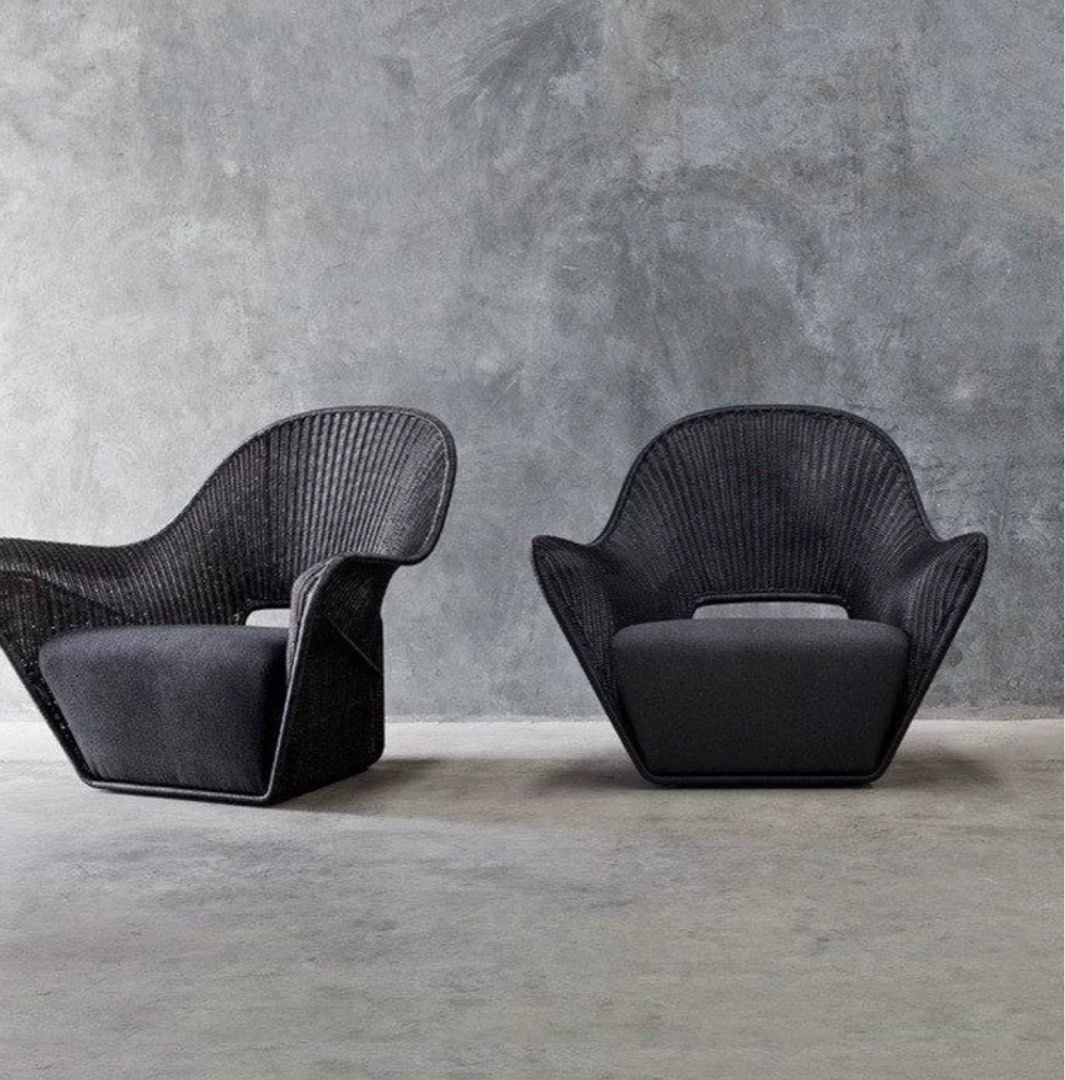 LOGAN Modern Outdoor Rattan Lounge Chair