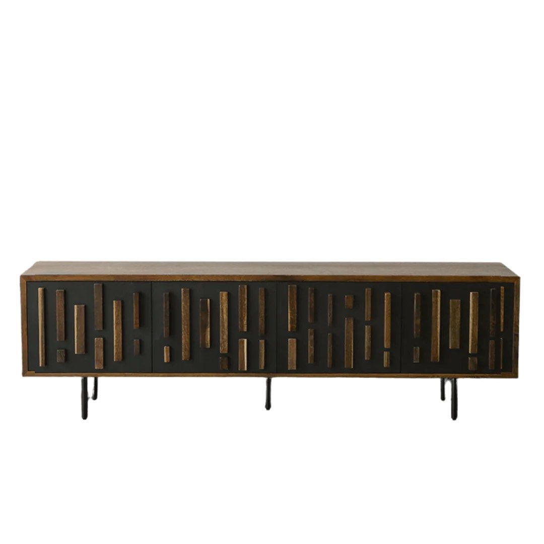 TAROS Wood TV Console