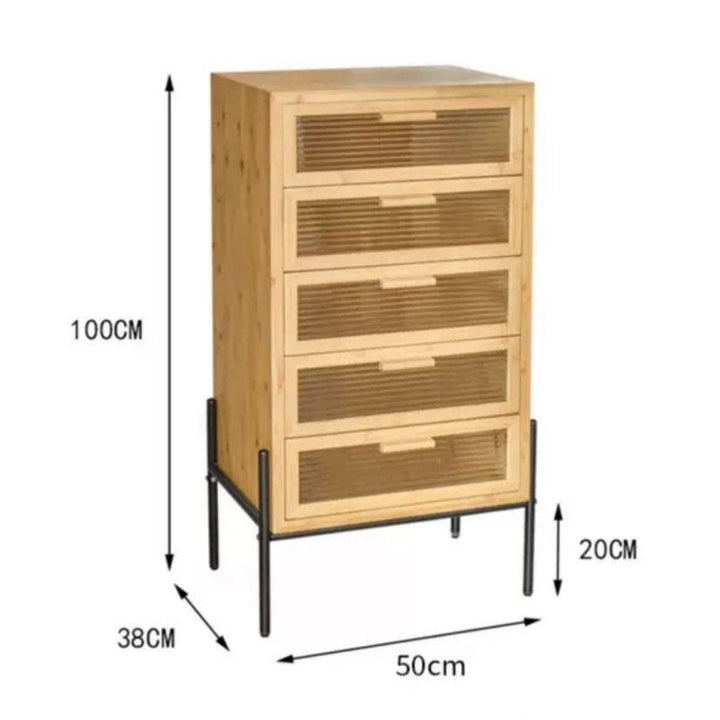 BENEDICTUS Scandinavian Solid Wood Chest of Drawers