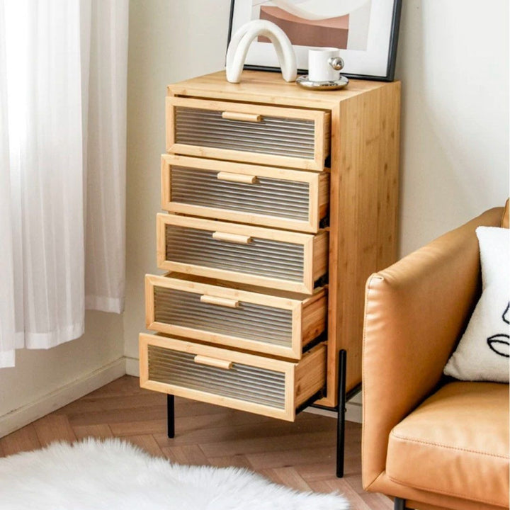 BENEDICTUS Scandinavian Solid Wood Chest of Drawers