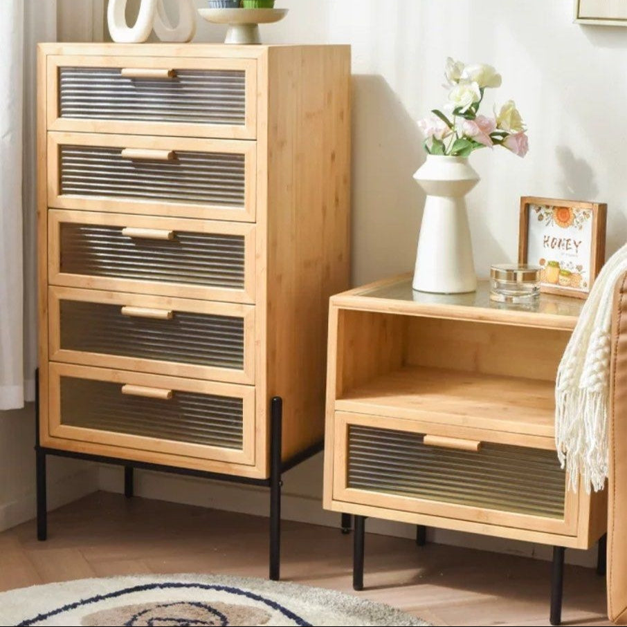 BENEDICTUS Scandinavian Solid Wood Chest of Drawers
