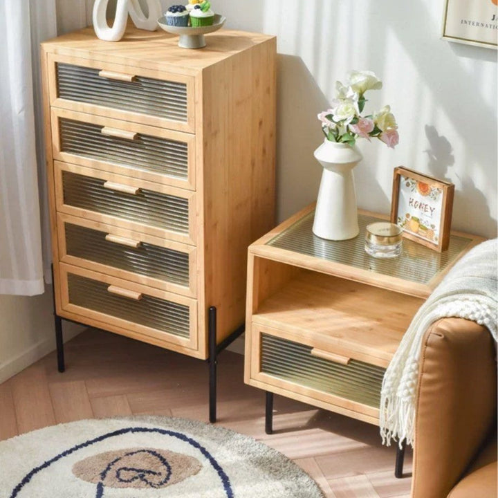 BENEDICTUS Scandinavian Solid Wood Chest of Drawers