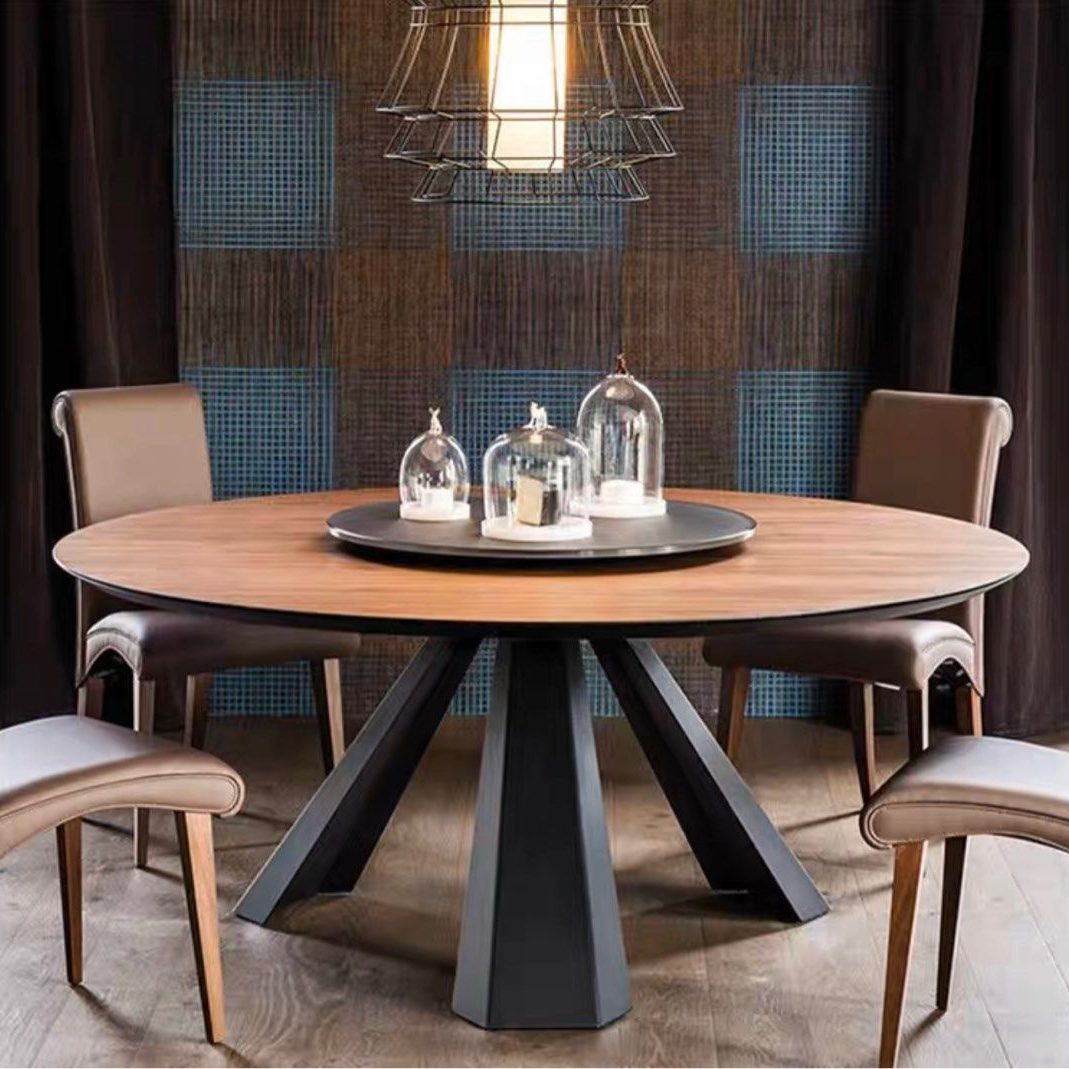 BOWEN Rustic Solid Wood Dining Table