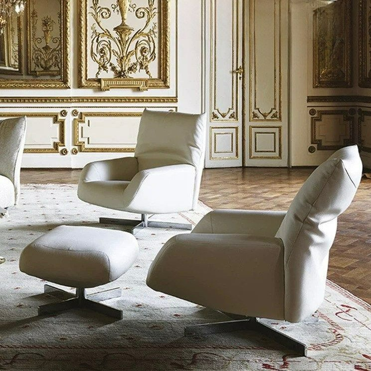 MAYA Modern Leather Lounge Chair