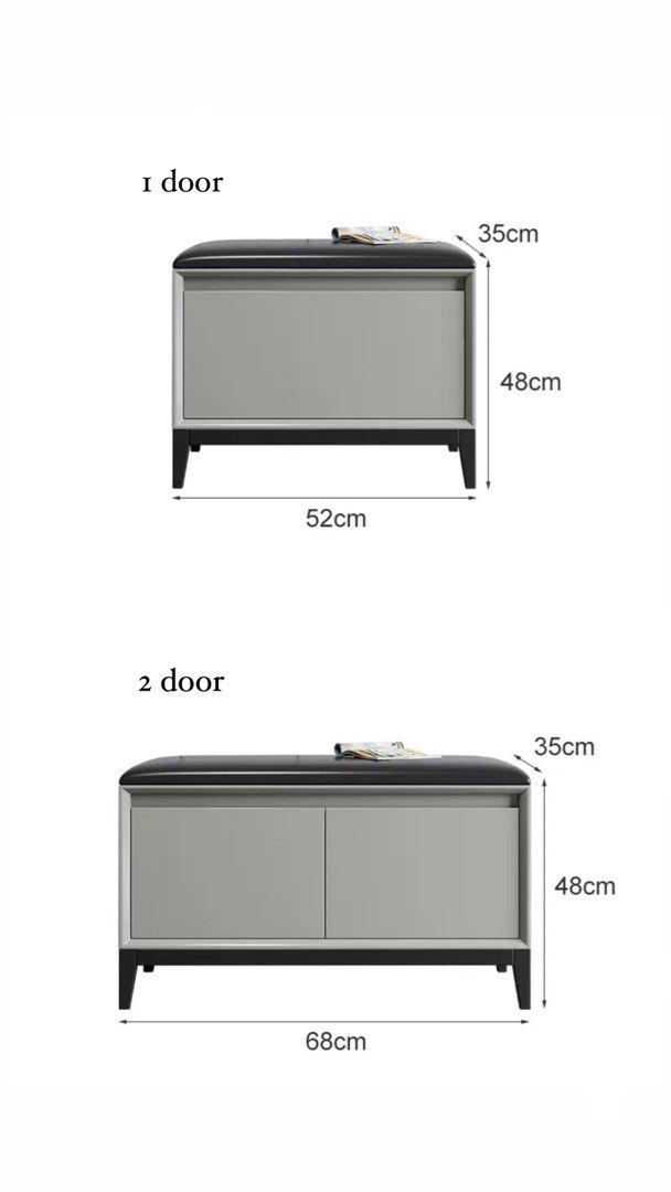 RAINA Modern Shoe Storage Bench