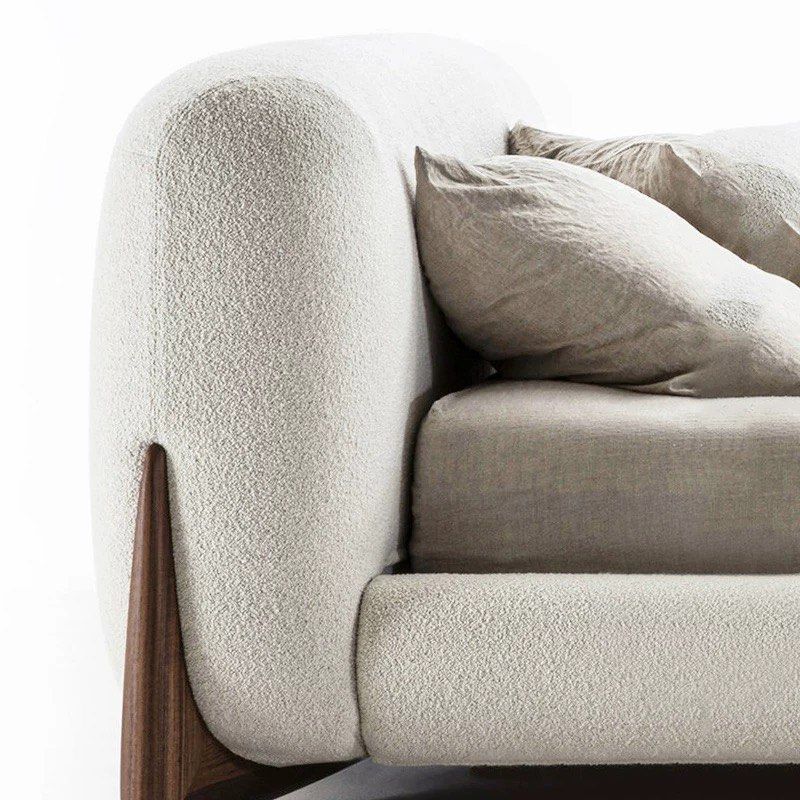 DIVEN Modern Boucle Bedframe