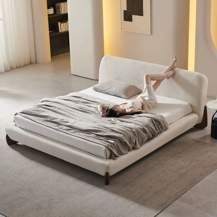DIVEN Modern Boucle Bedframe