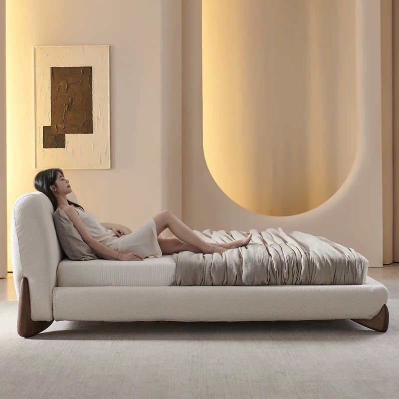 DIVEN Modern Boucle Bedframe