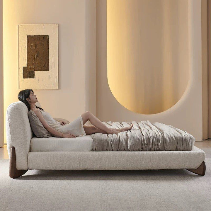 DIVEN Modern Boucle Bedframe