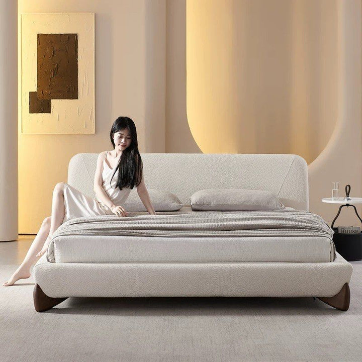 DIVEN Modern Boucle Bedframe