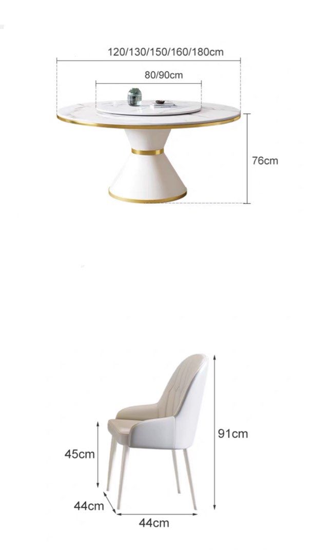 ELDON Modern Marble Dining Table