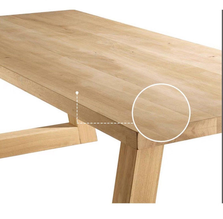 GERTRUDE Rustic Solid Wood Dining Table