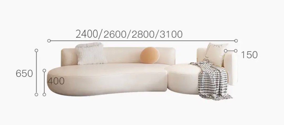 NOLIRA Modern Fabric Sofa