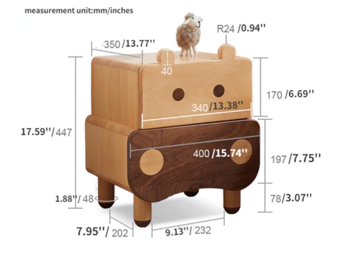 DOT Hippo Nightstand