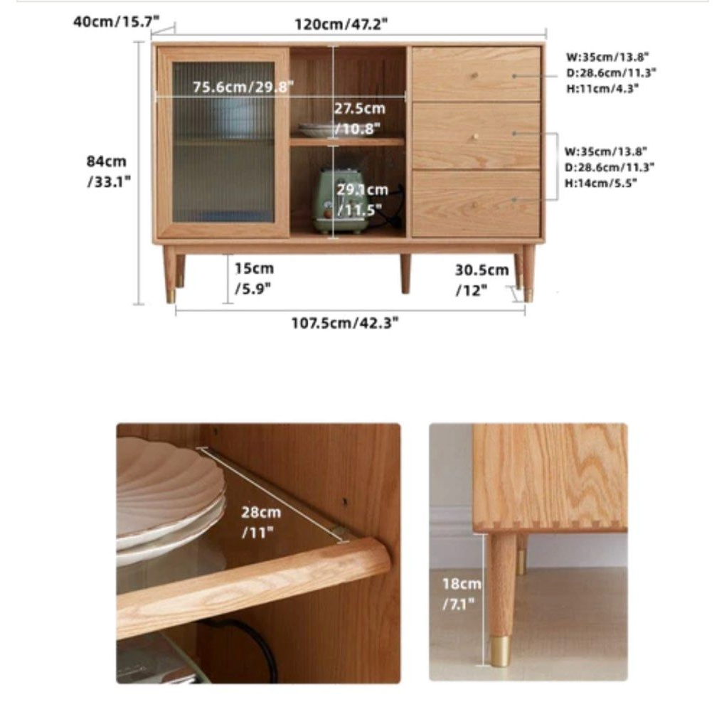 KACIANO 3 Drawer Server