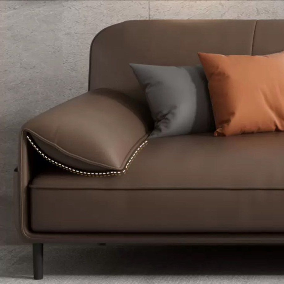 VELORA Modern Genuine Leather Sofa