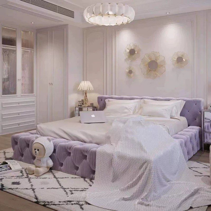 DOVO Modern Velvet Bedframe