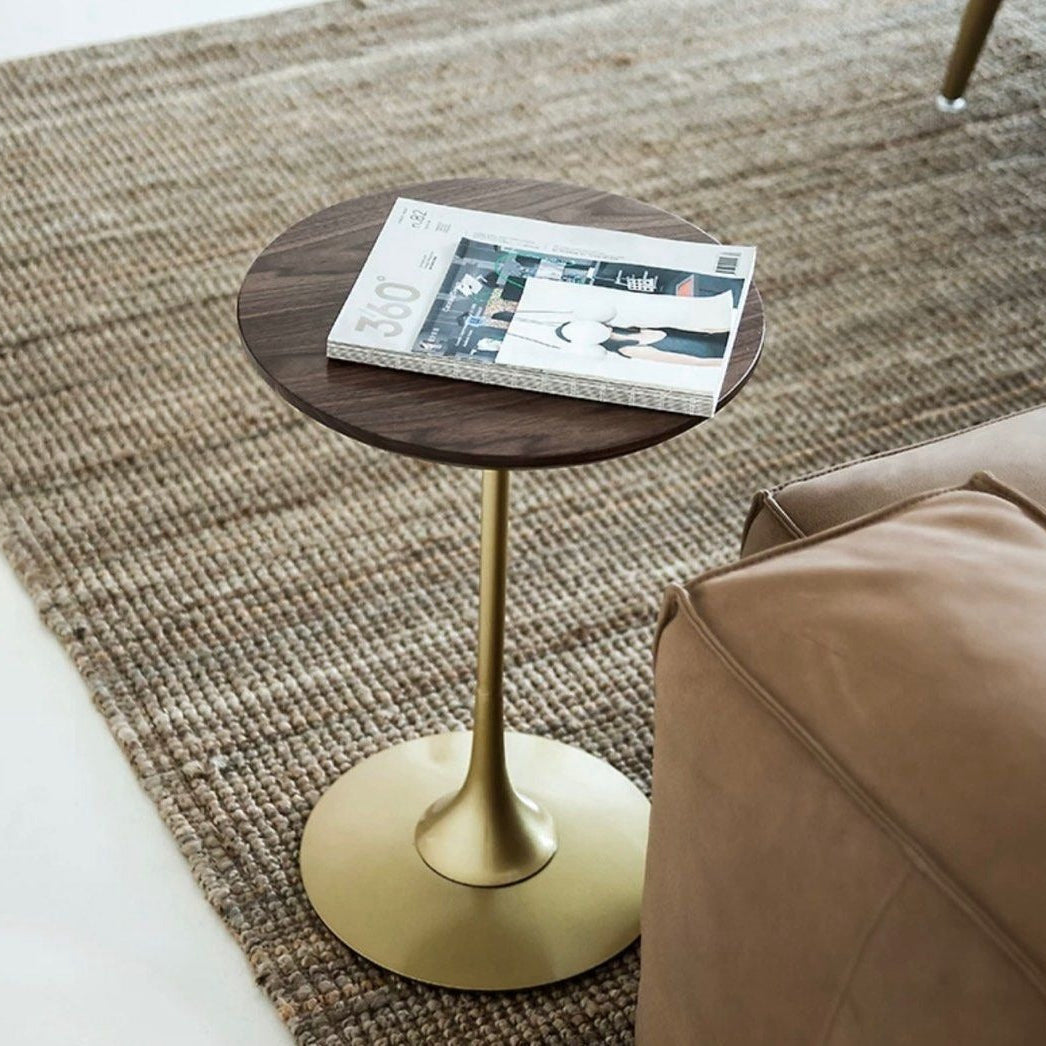 LELITH Minimalist Wood Side Table