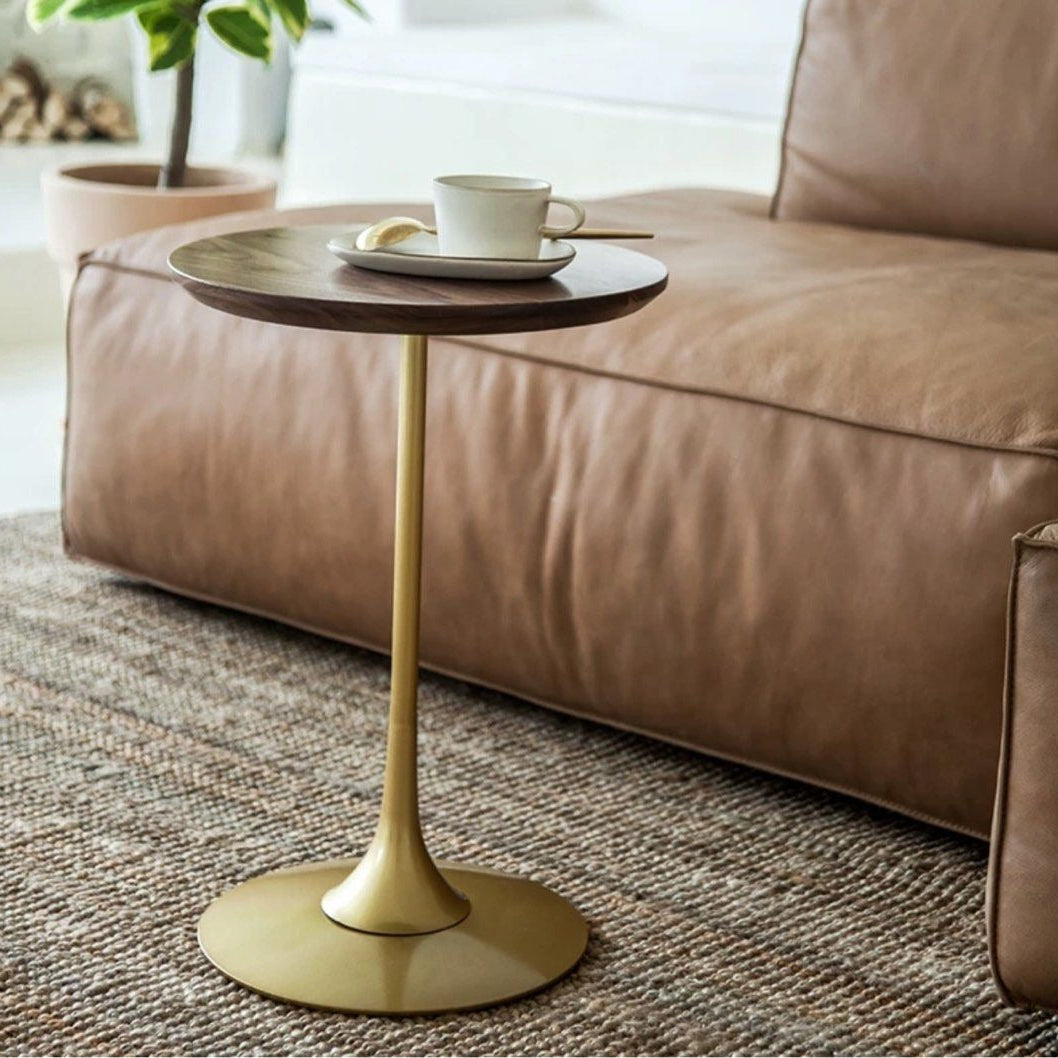 LELITH Minimalist Wood Side Table